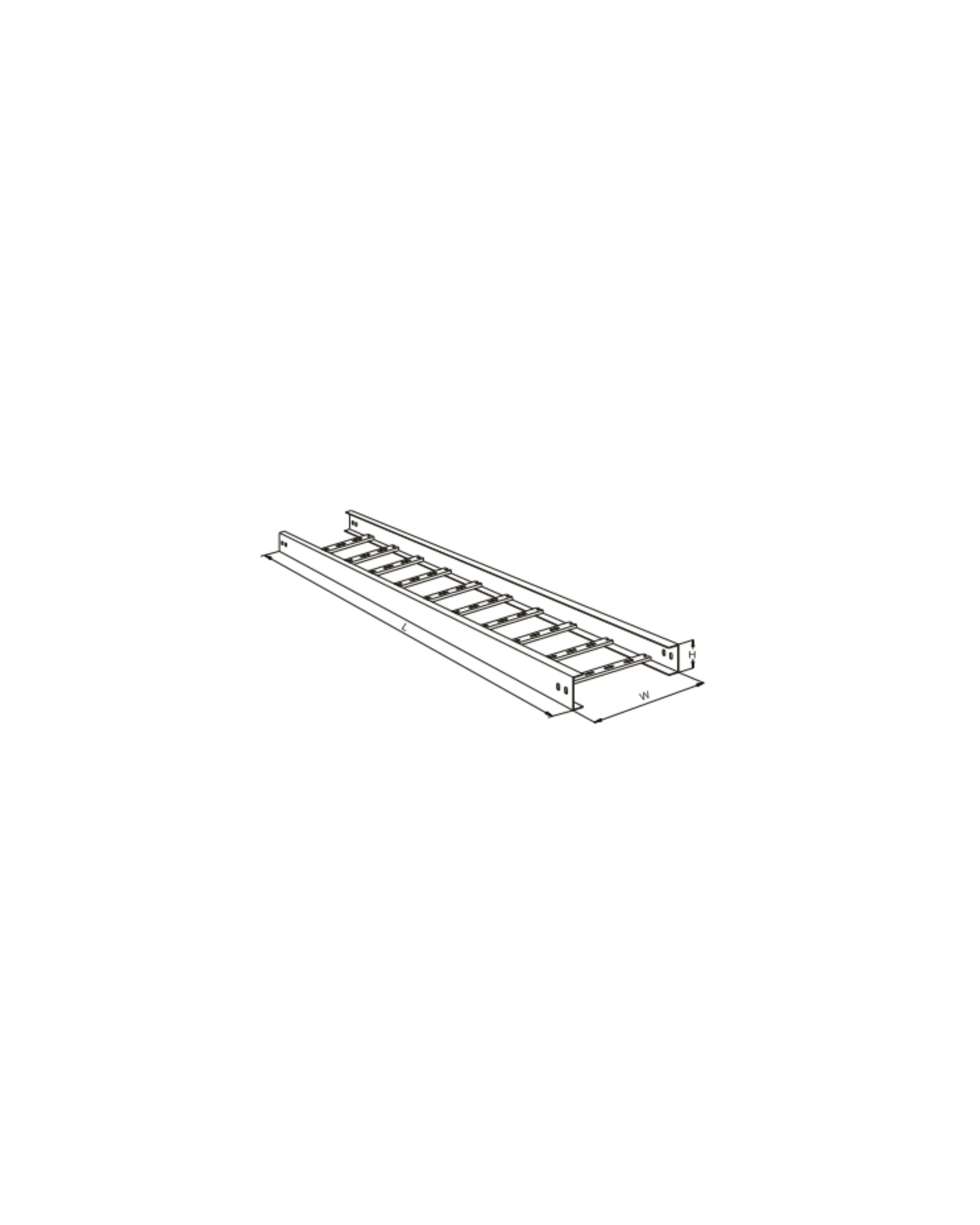 Straight Cable Ladder U - Type