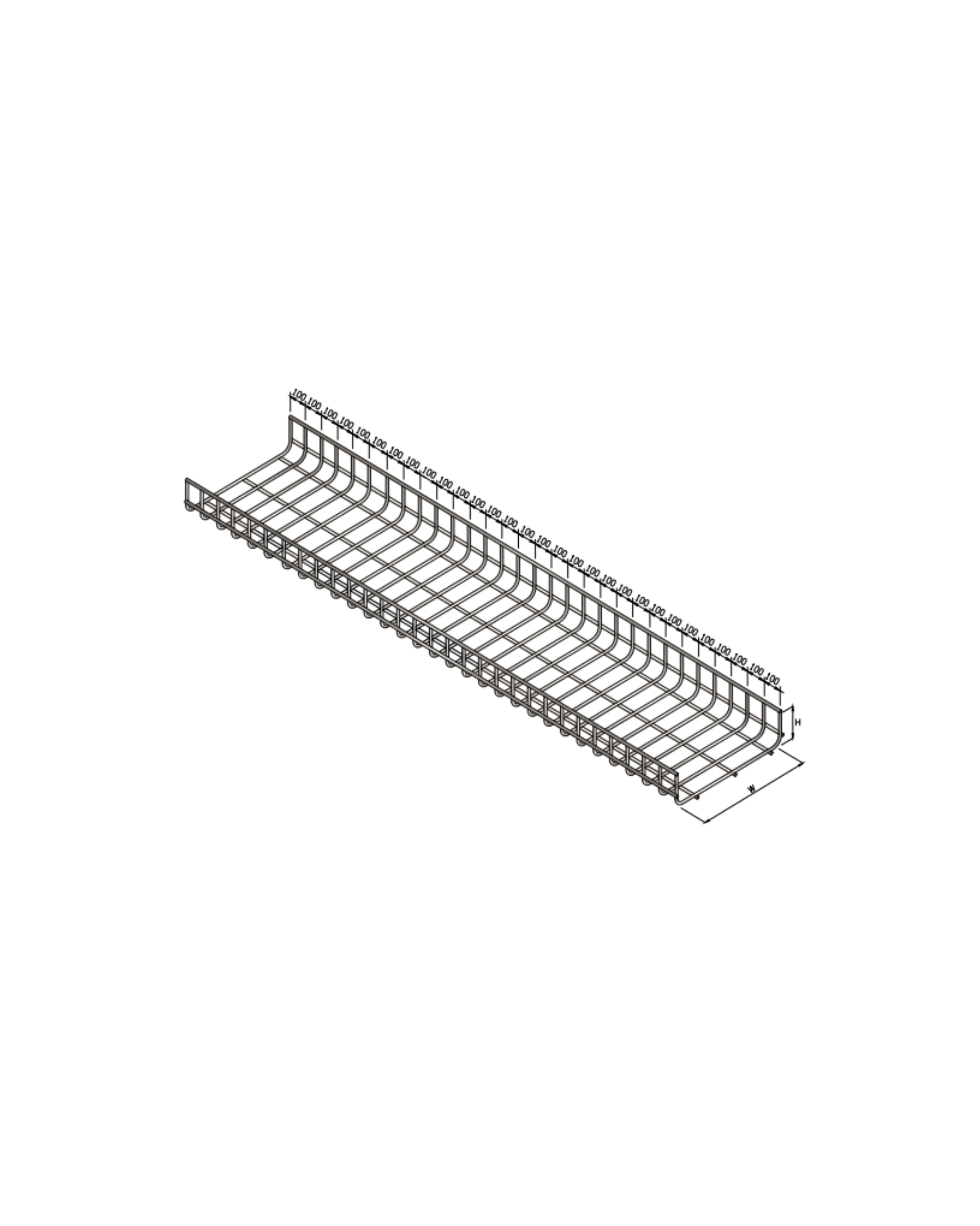 Wire Mesh Cable Tray (Stainless Steel)