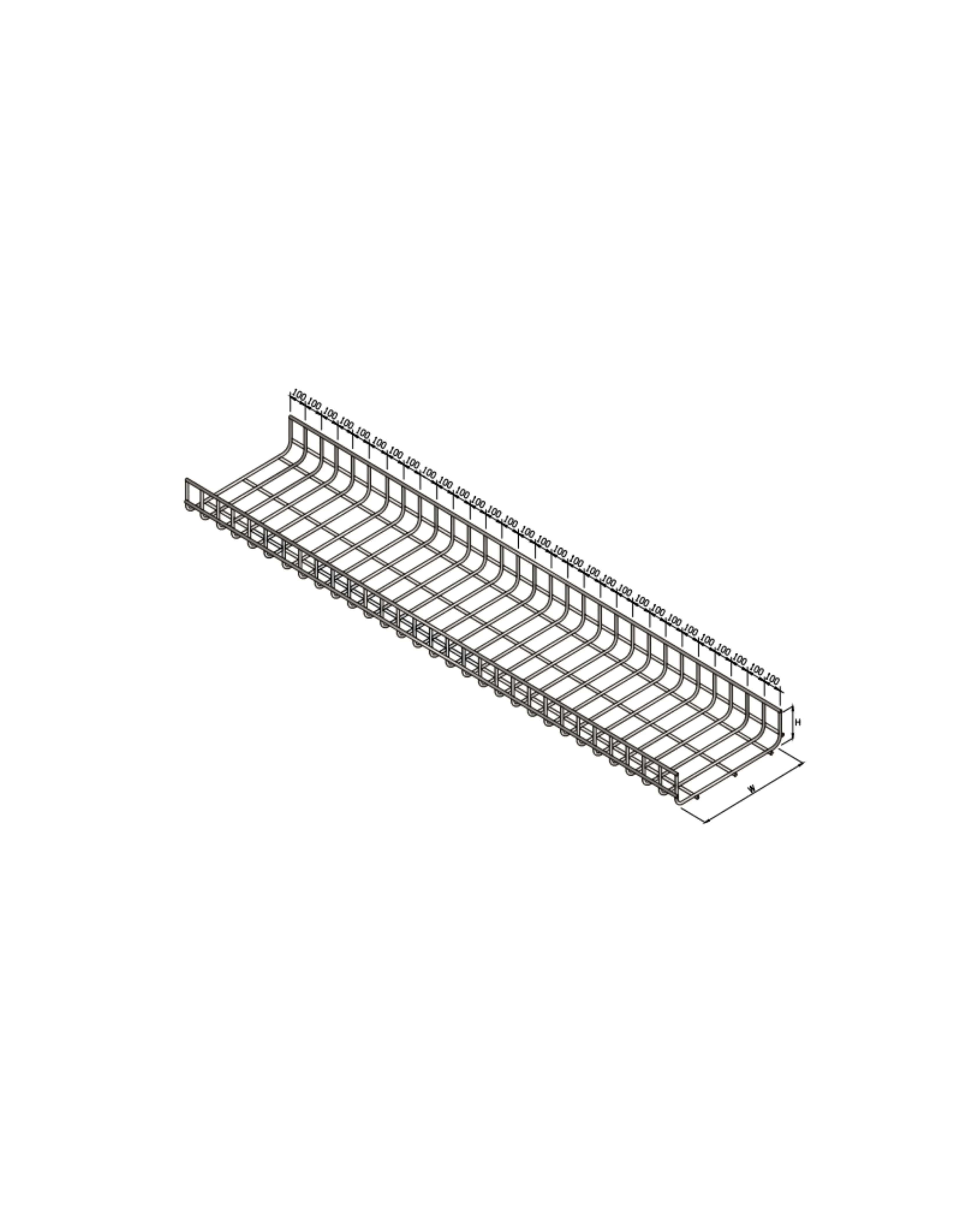 Wire Mesh Cable Tray (Stainless Steel)