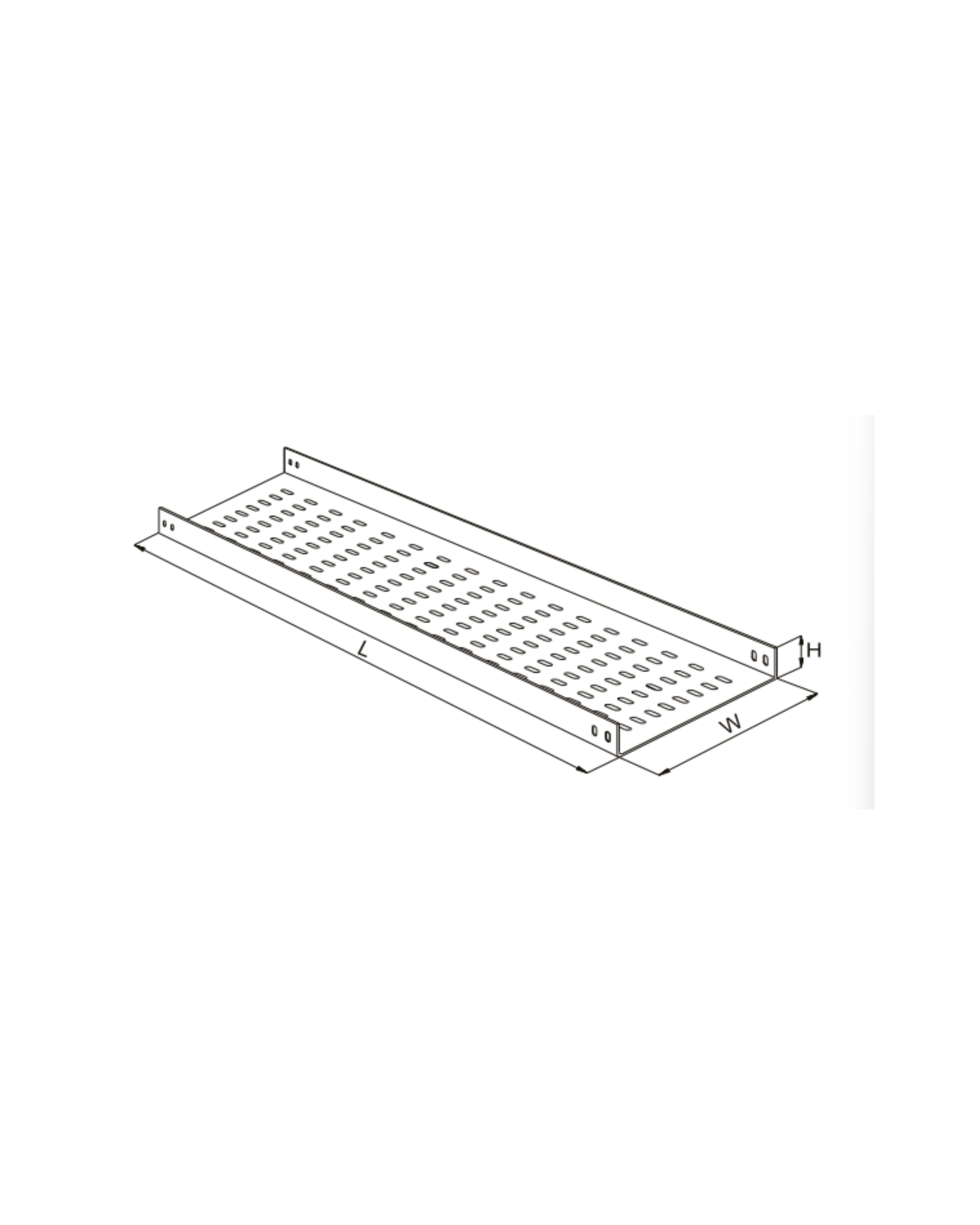 Straight Cable Tray STU - Type