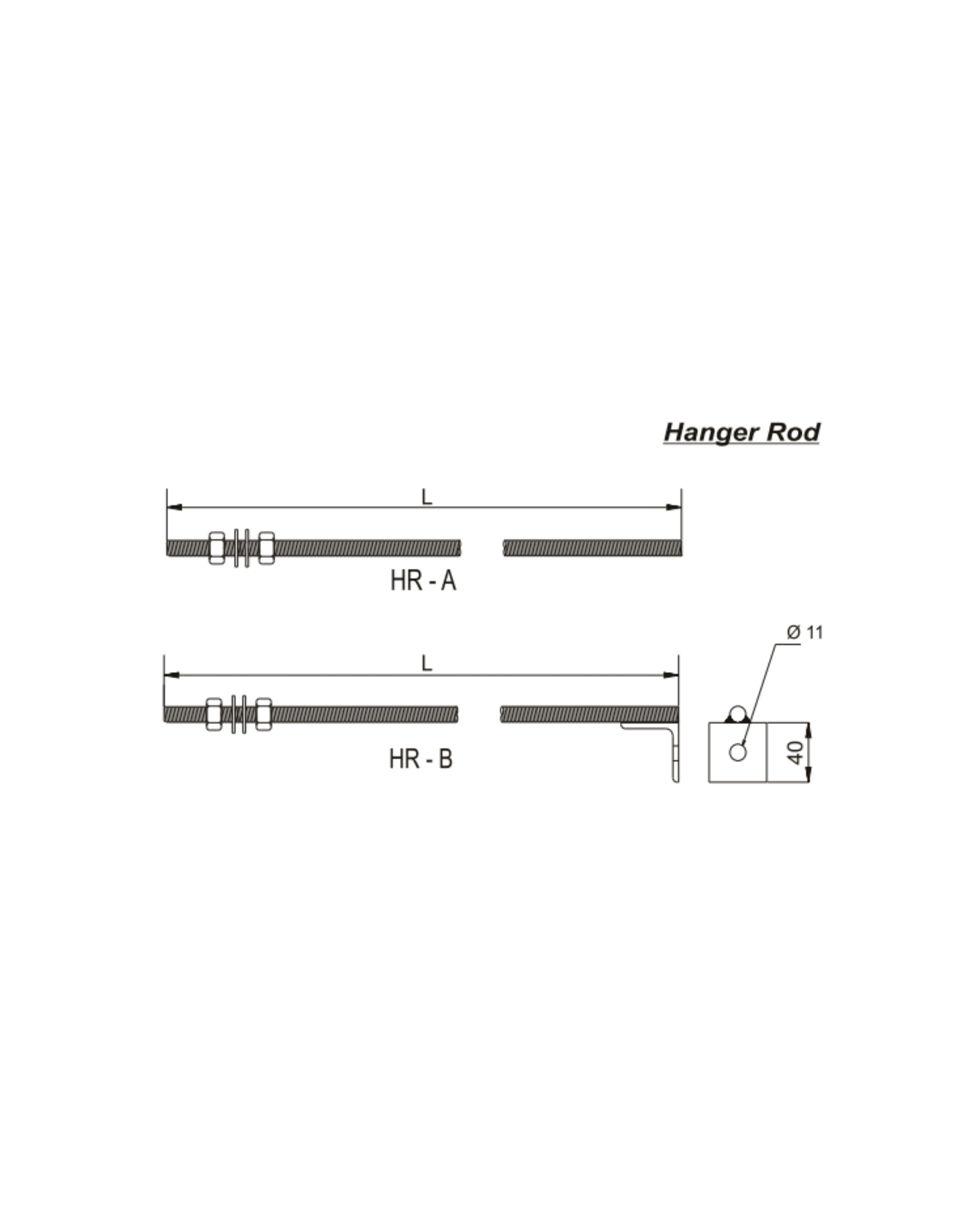 Hanger Rod (HR Series)