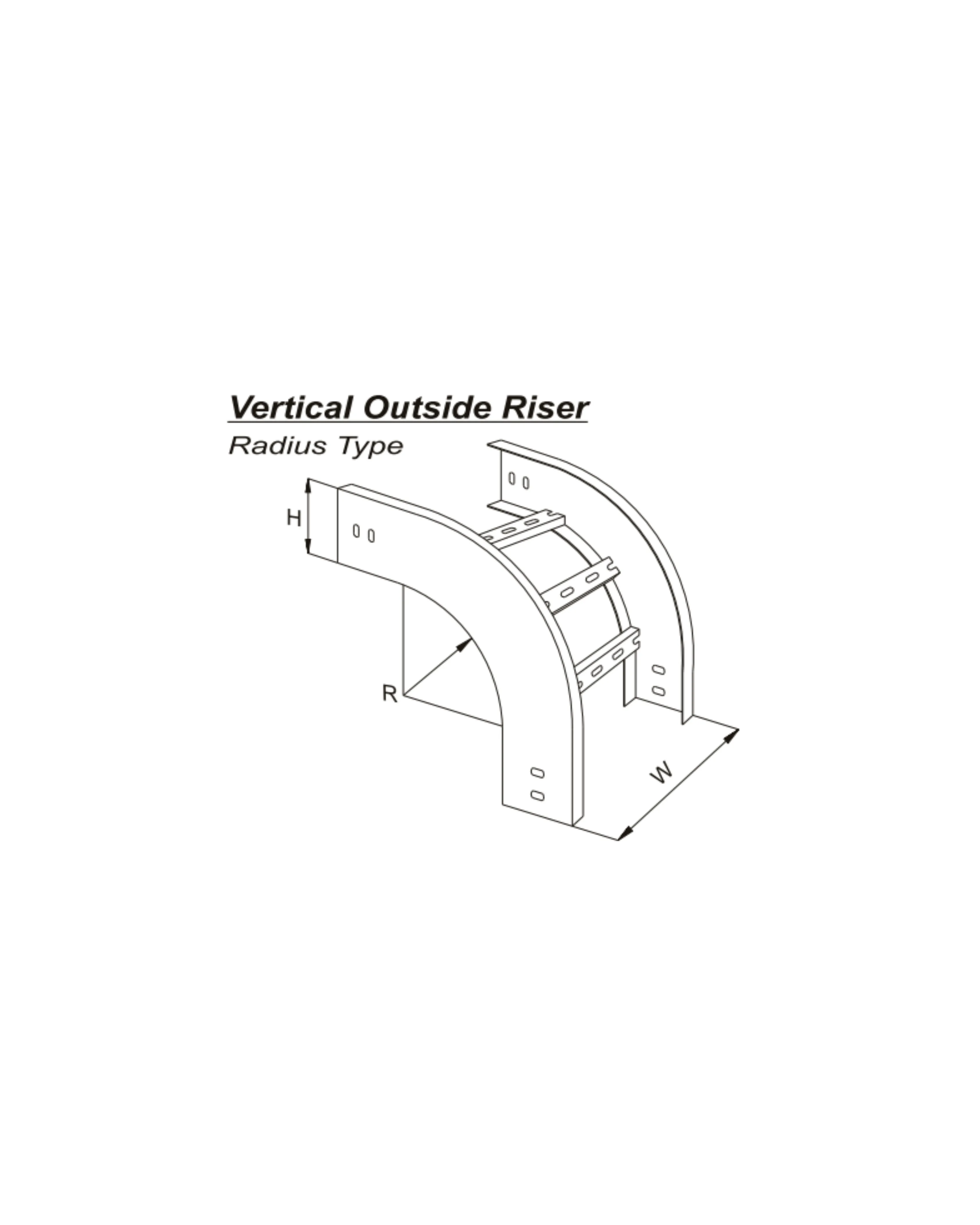 Vertical Outside Riser U - Type