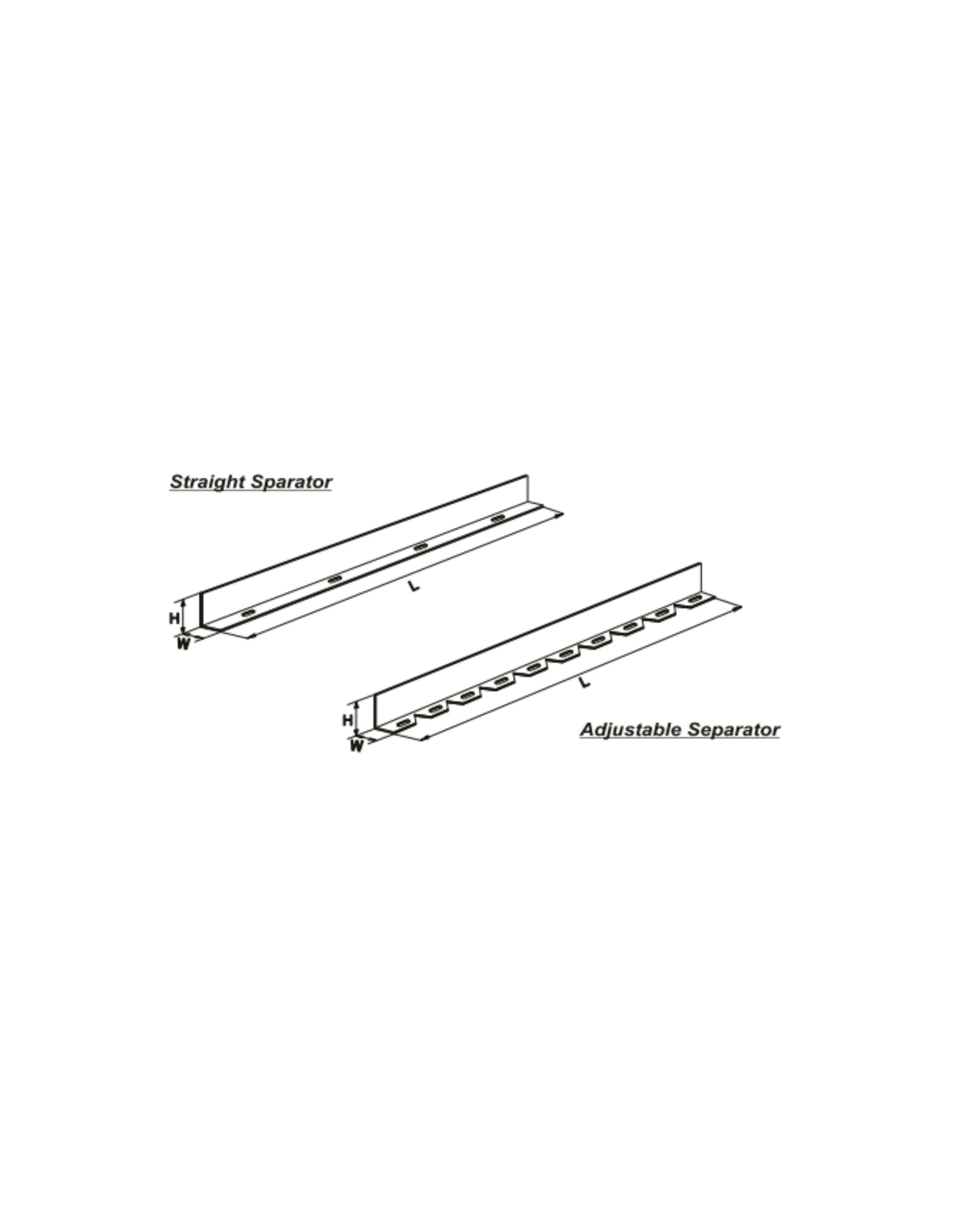 Separator (Straight & Adjustable Separator)