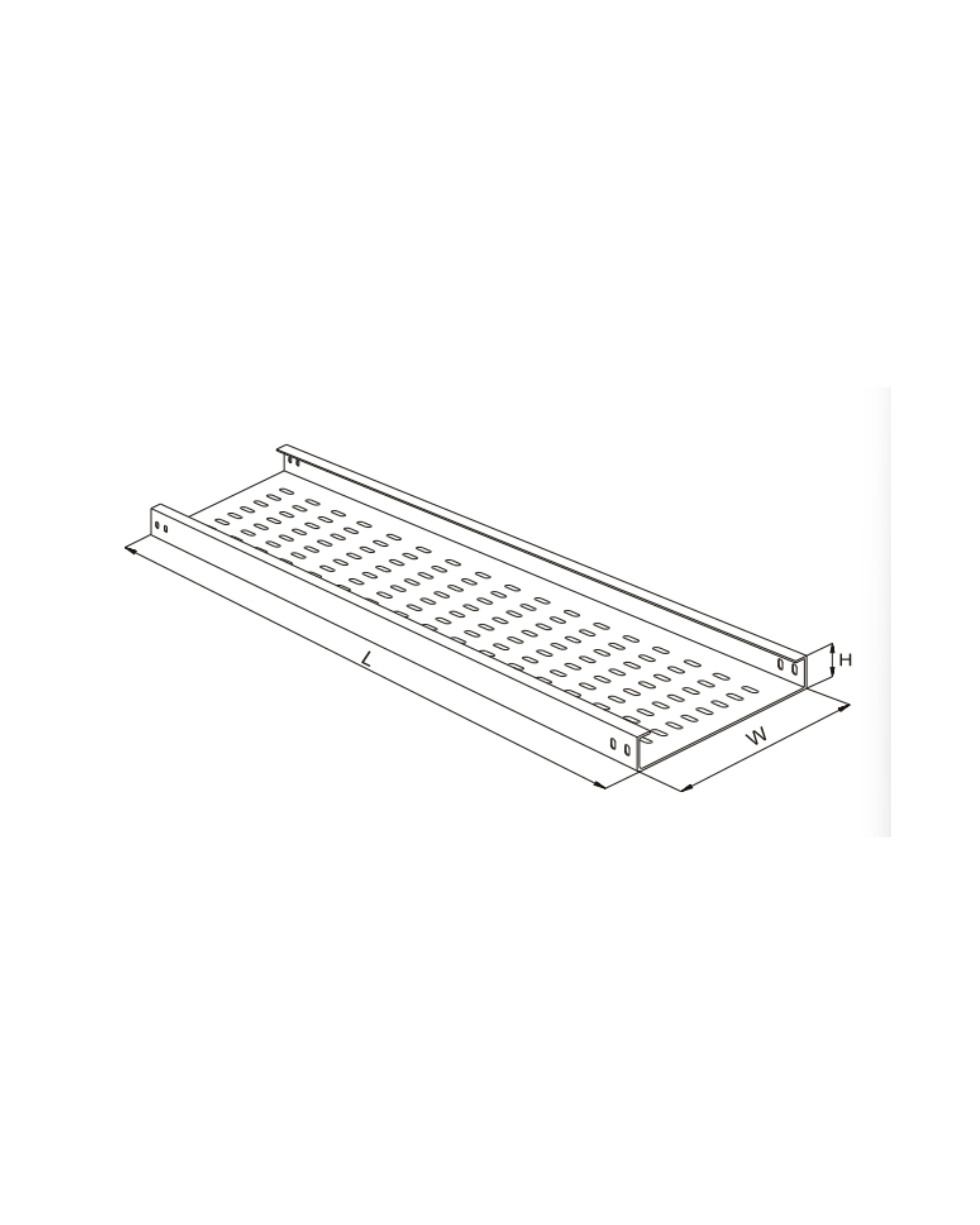 Straight Cable Tray C - Type