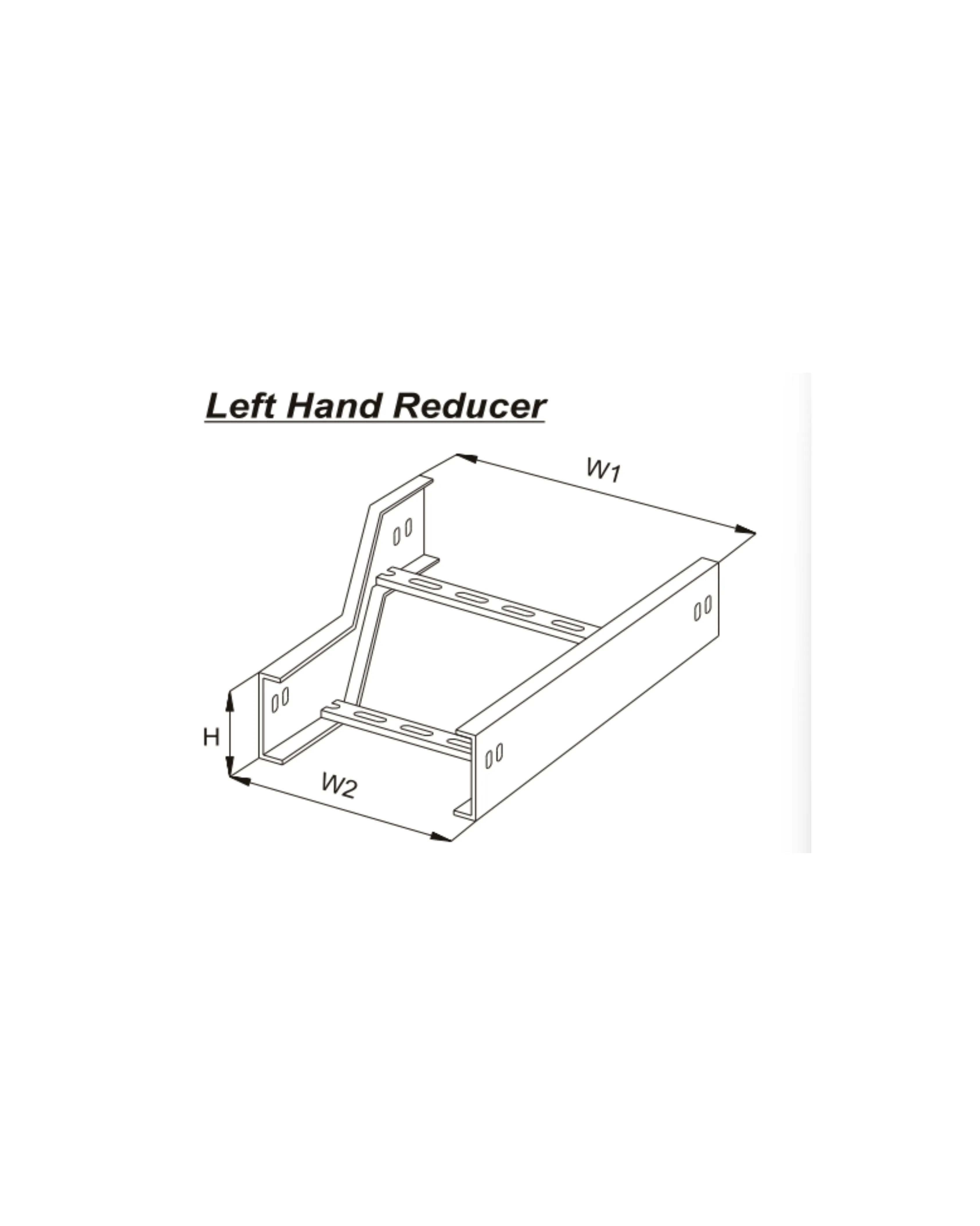 Left Hand, Right Hand Reducer U - Type