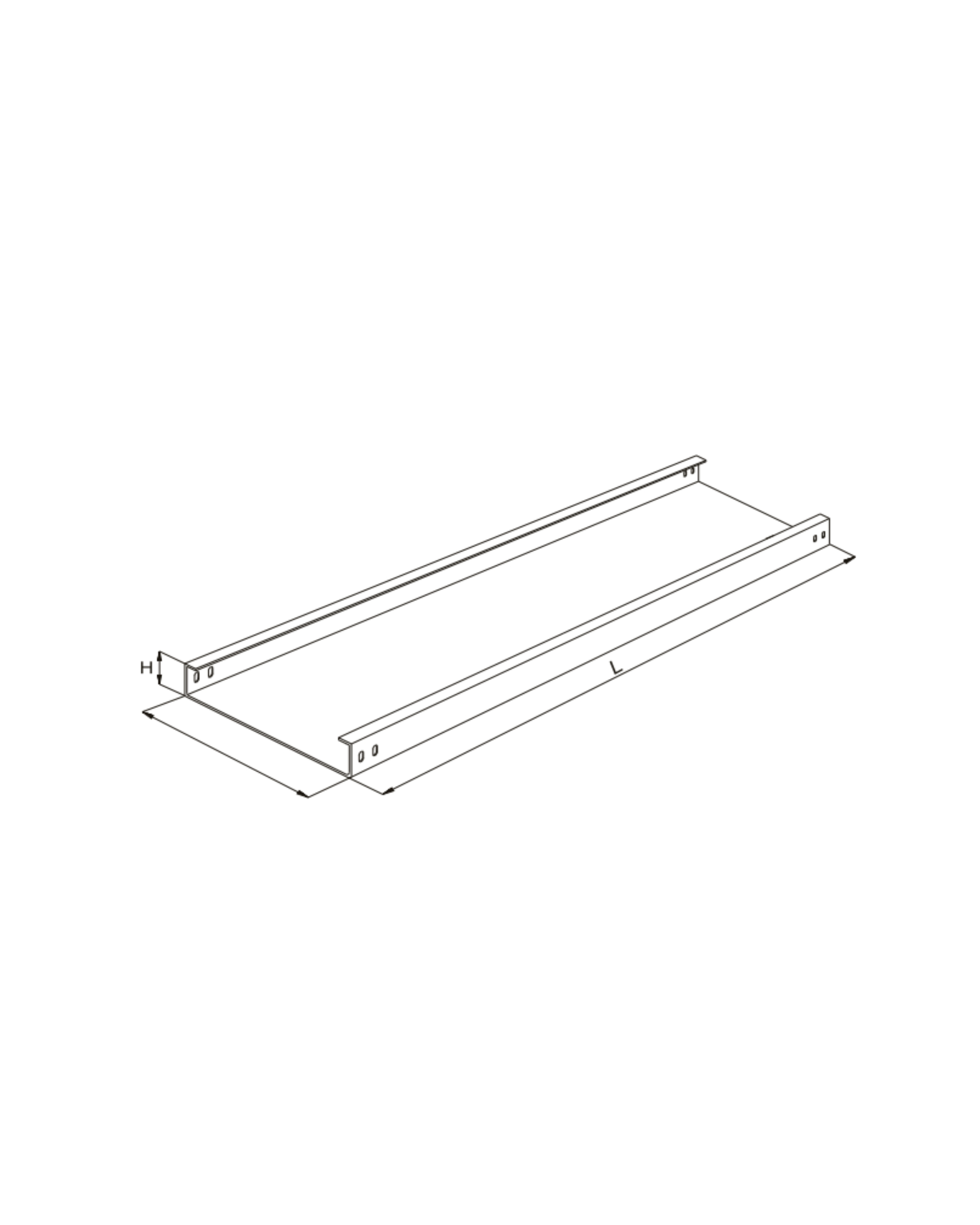 Straight Cable Duct C - Type