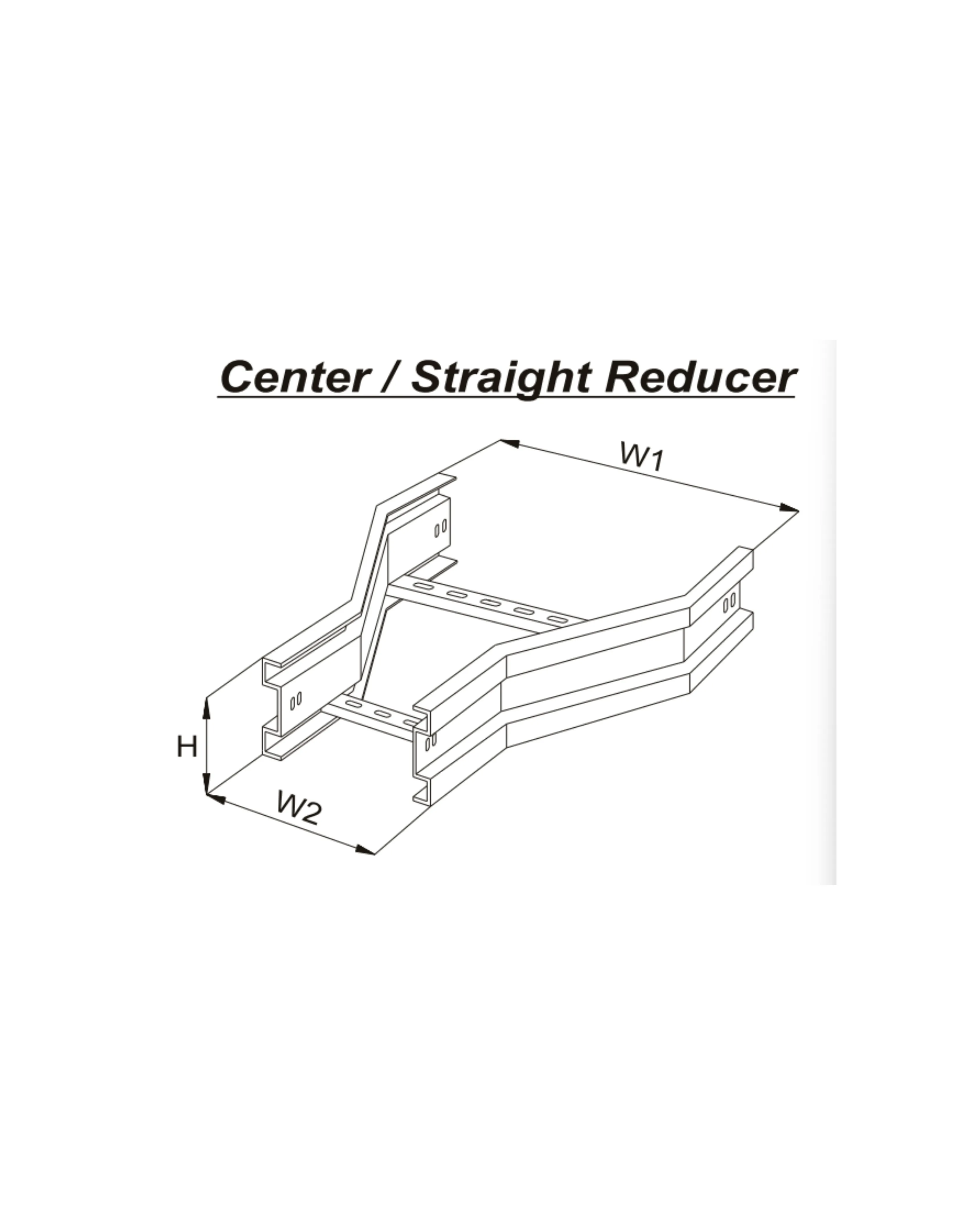 Straight Reducer / Center Reducer SLW - Type