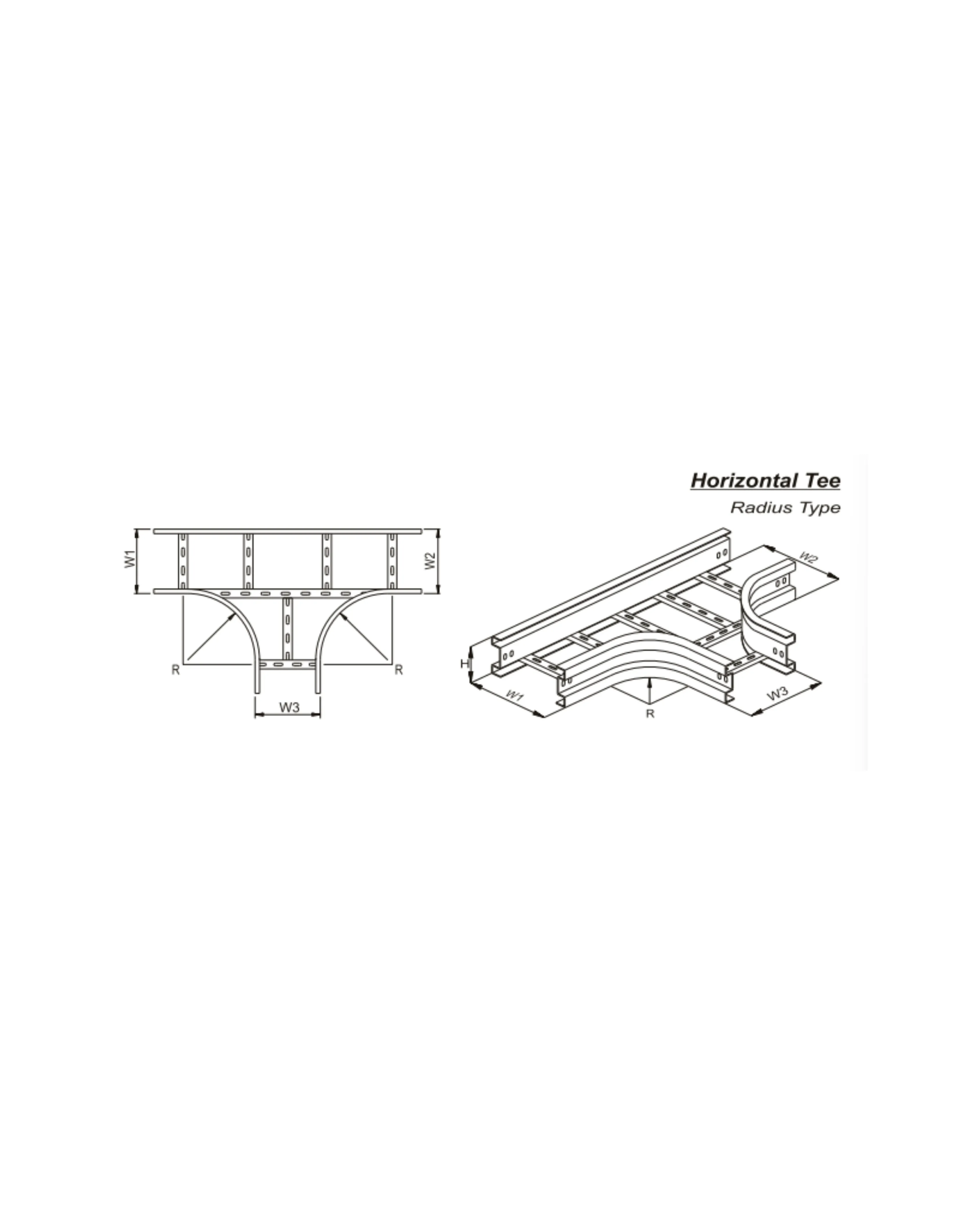 Horizontal Tee SLW - Type