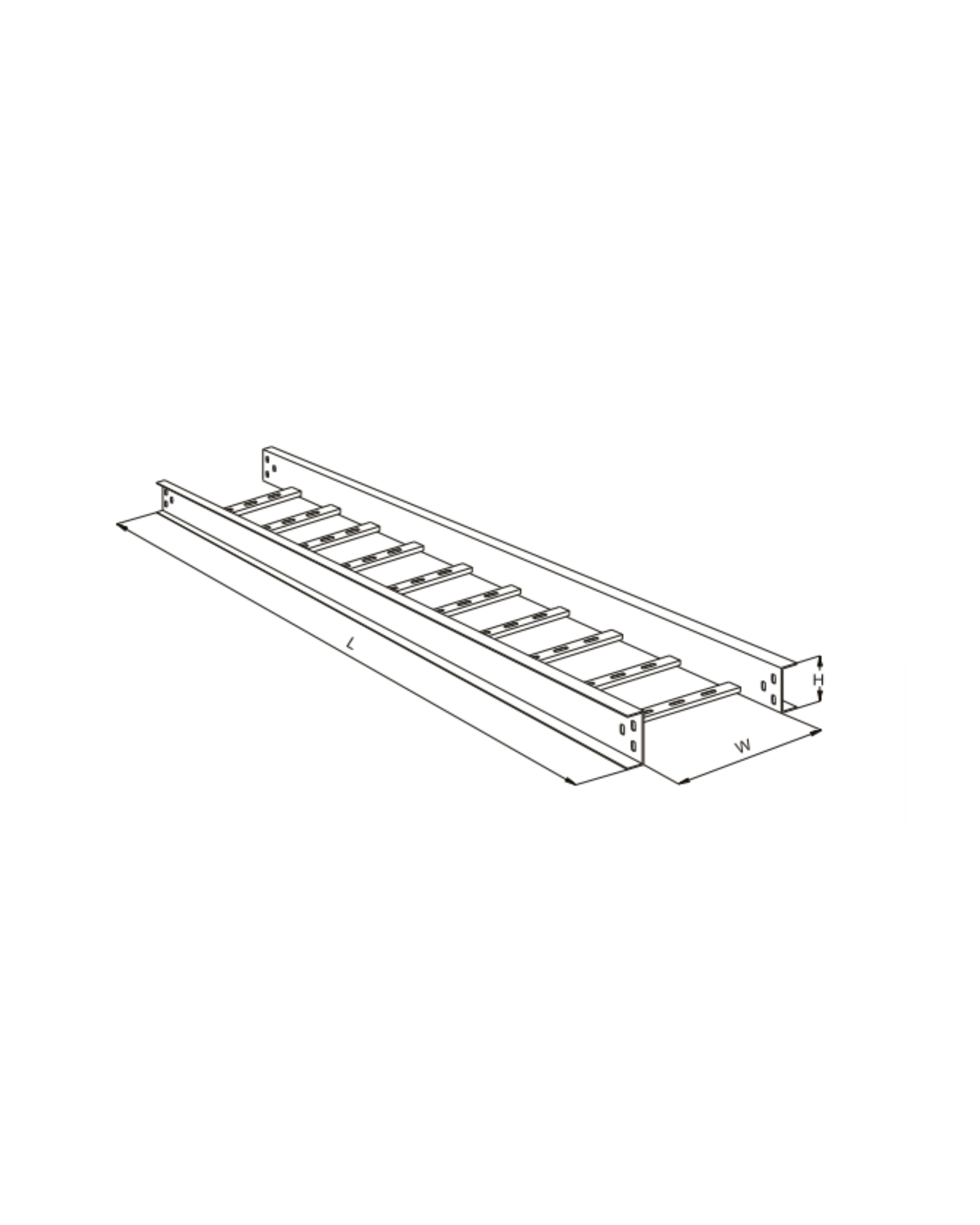 Straight Cable Ladder HD - Type