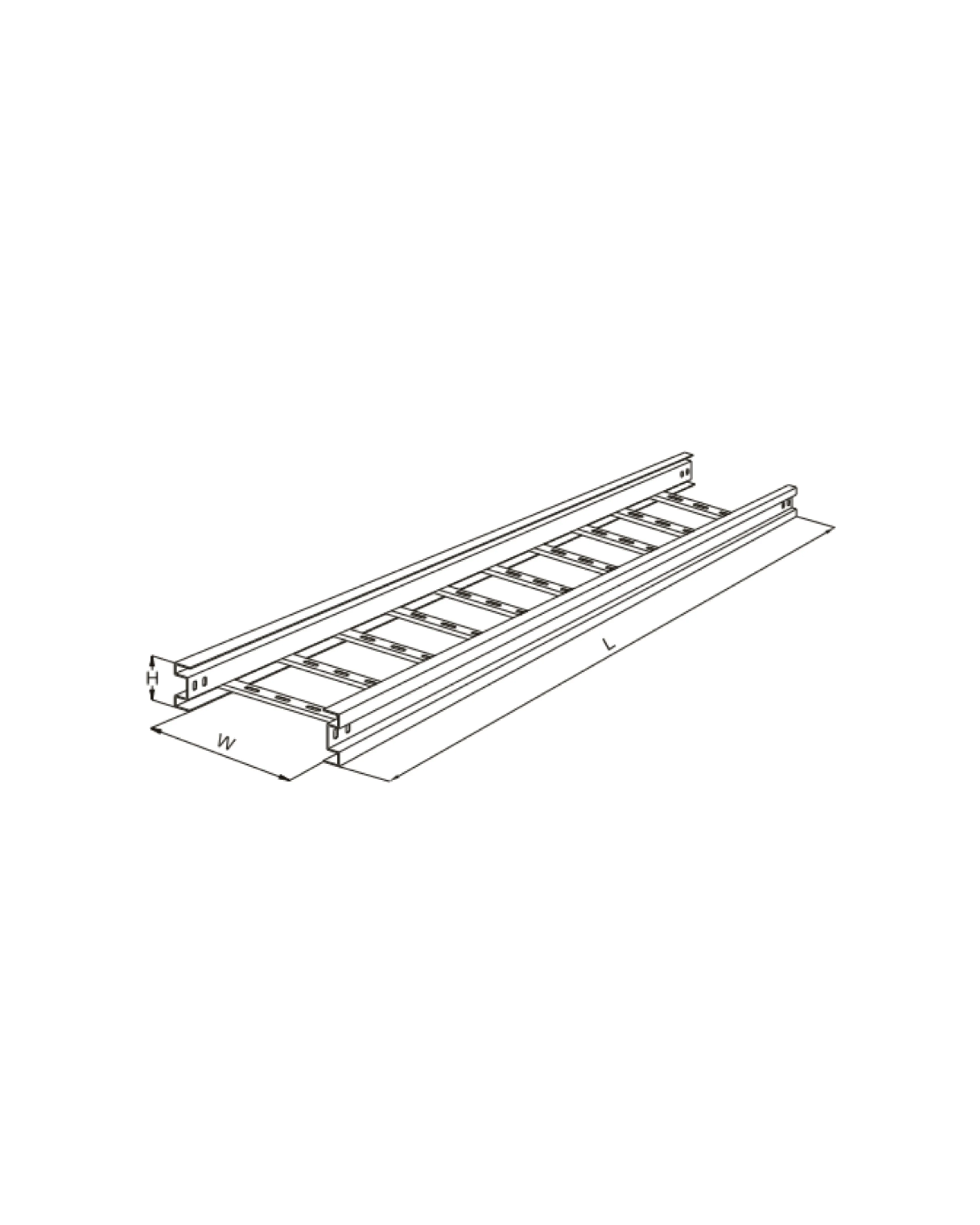 Straight Cable Ladder SLW - Type