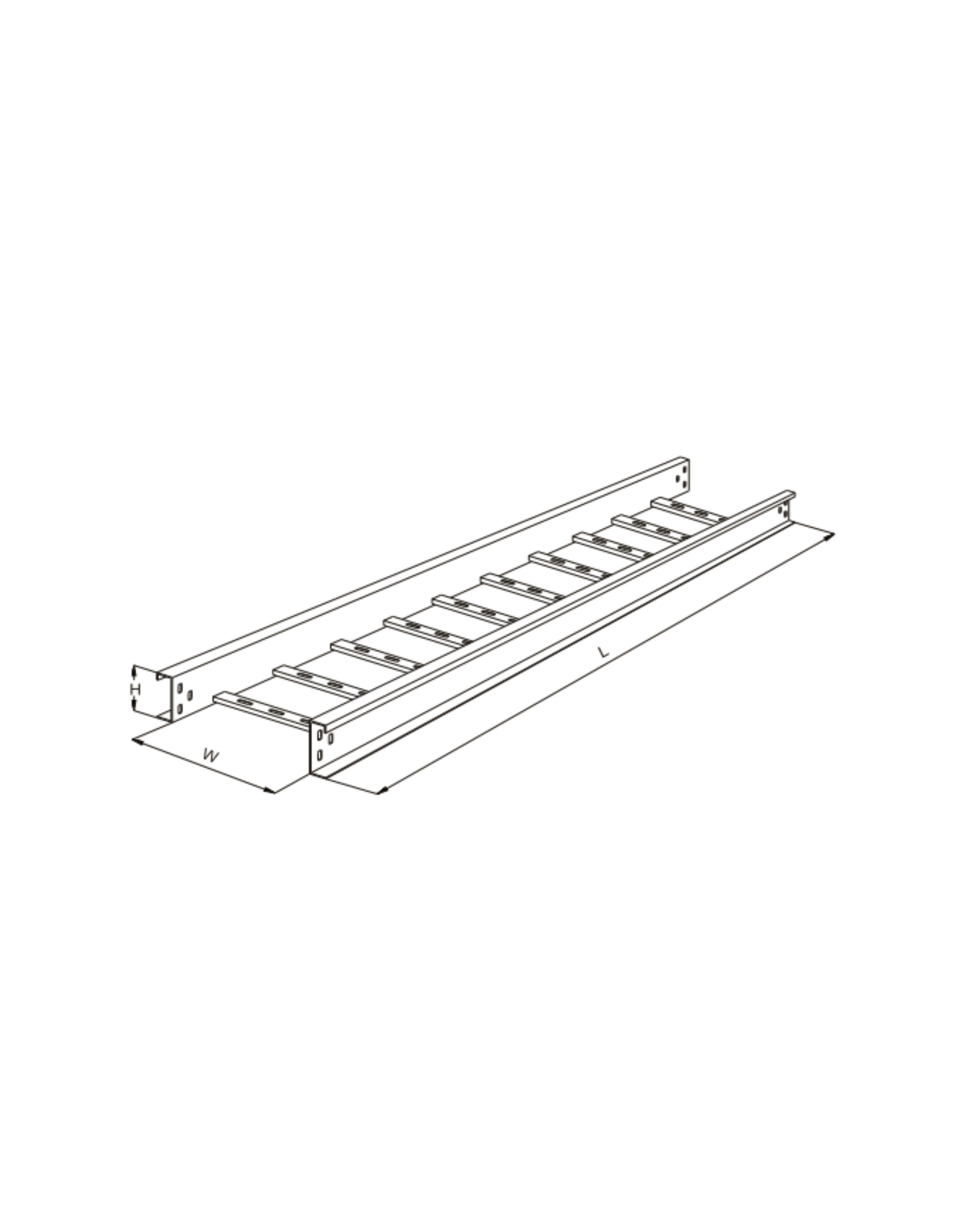 Straight Cable Ladder HDC - Type