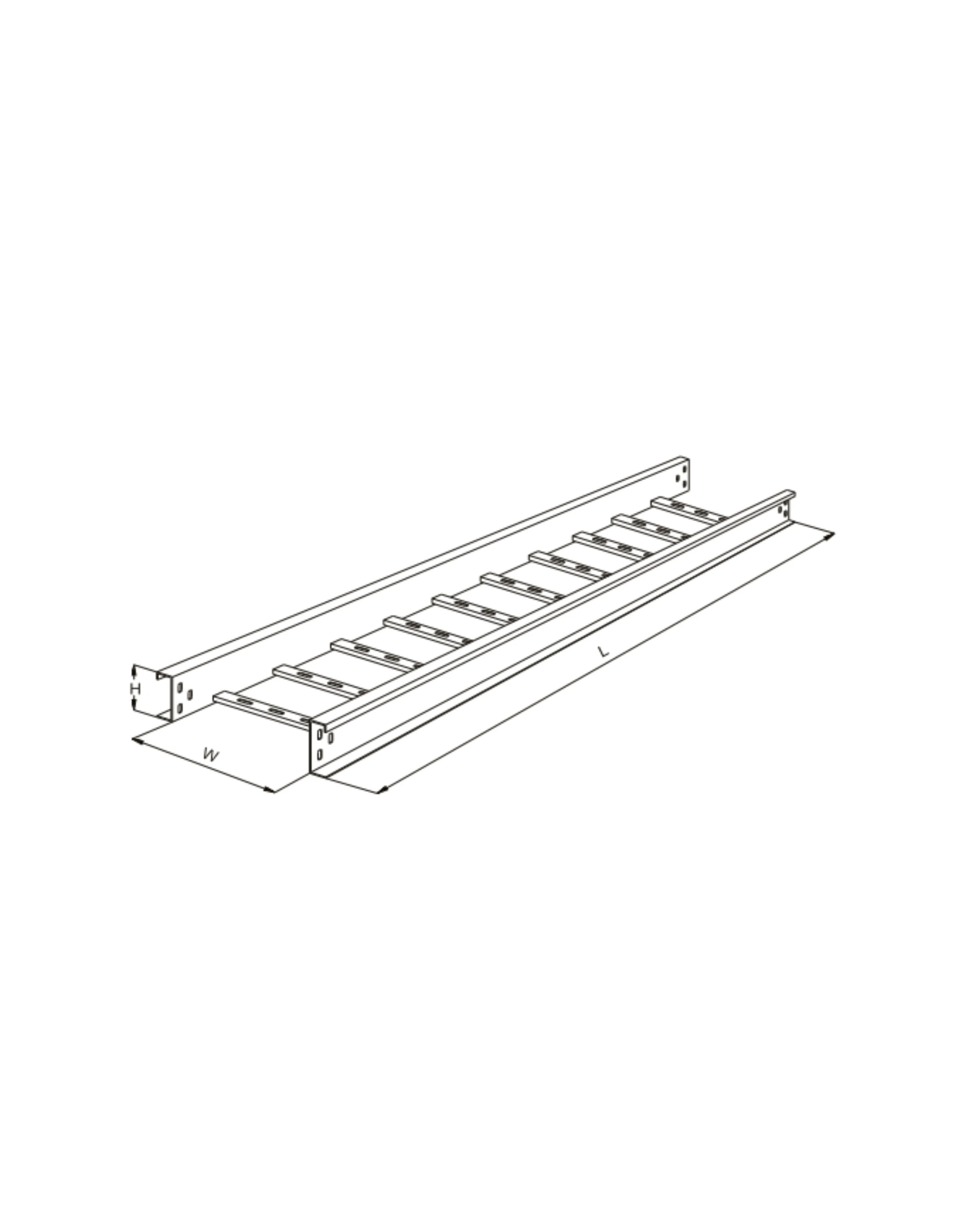 Straight Cable Ladder HDC - Type