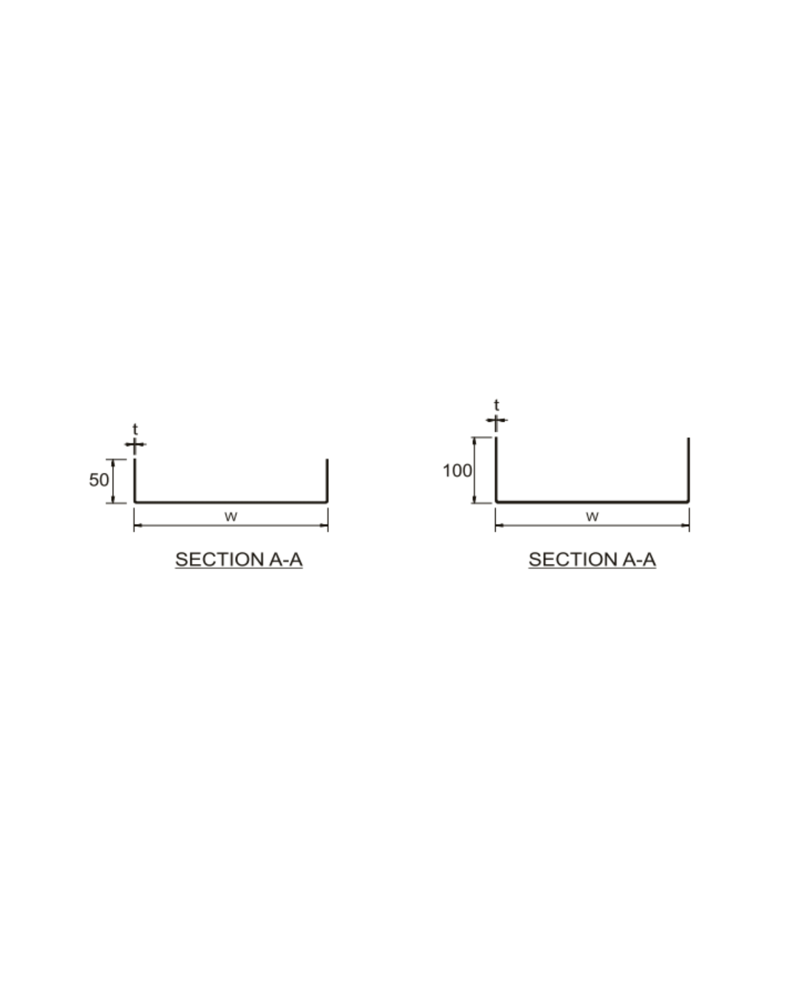 Straight Cable Duct STU - Type