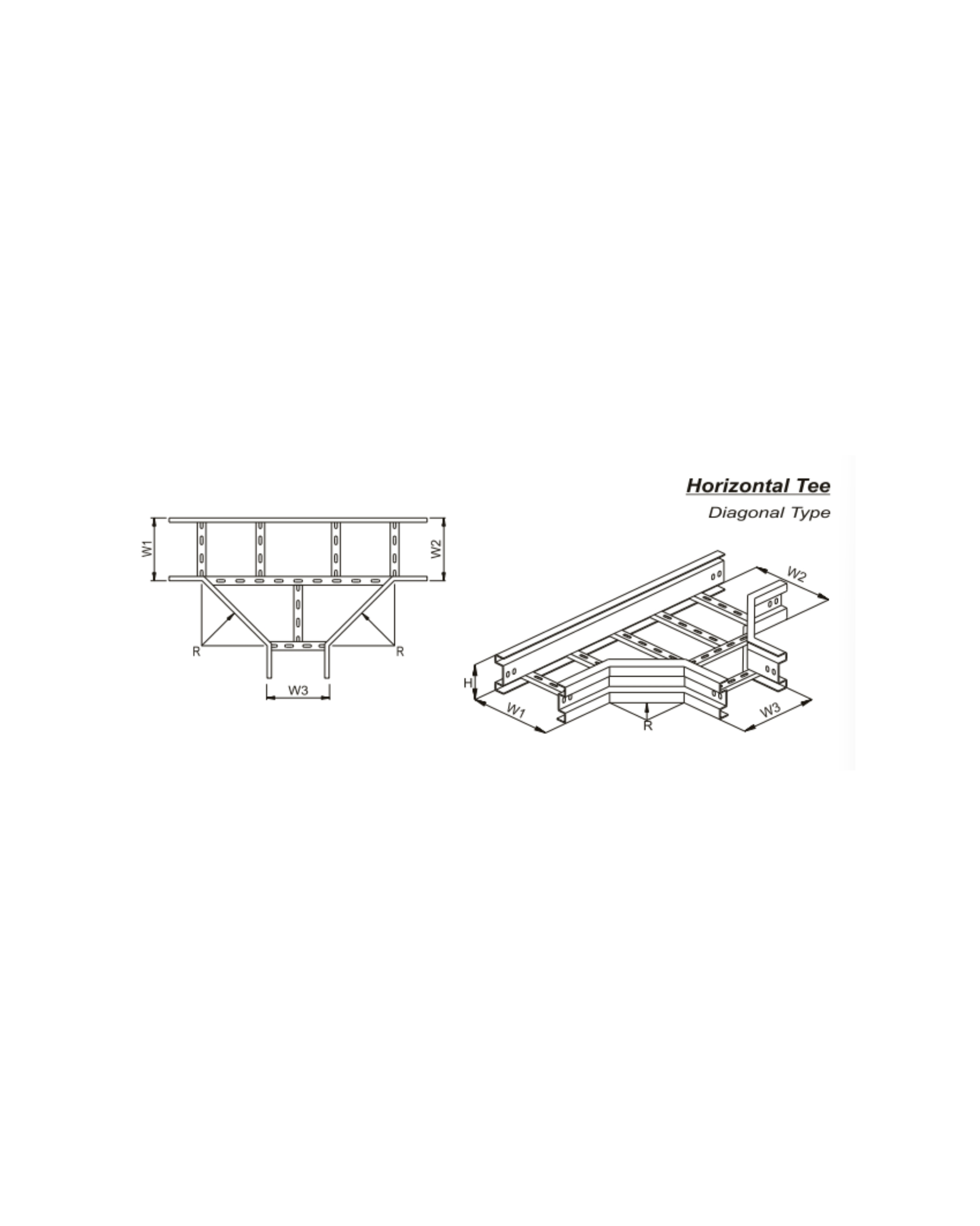 Horizontal Tee SLW - Type