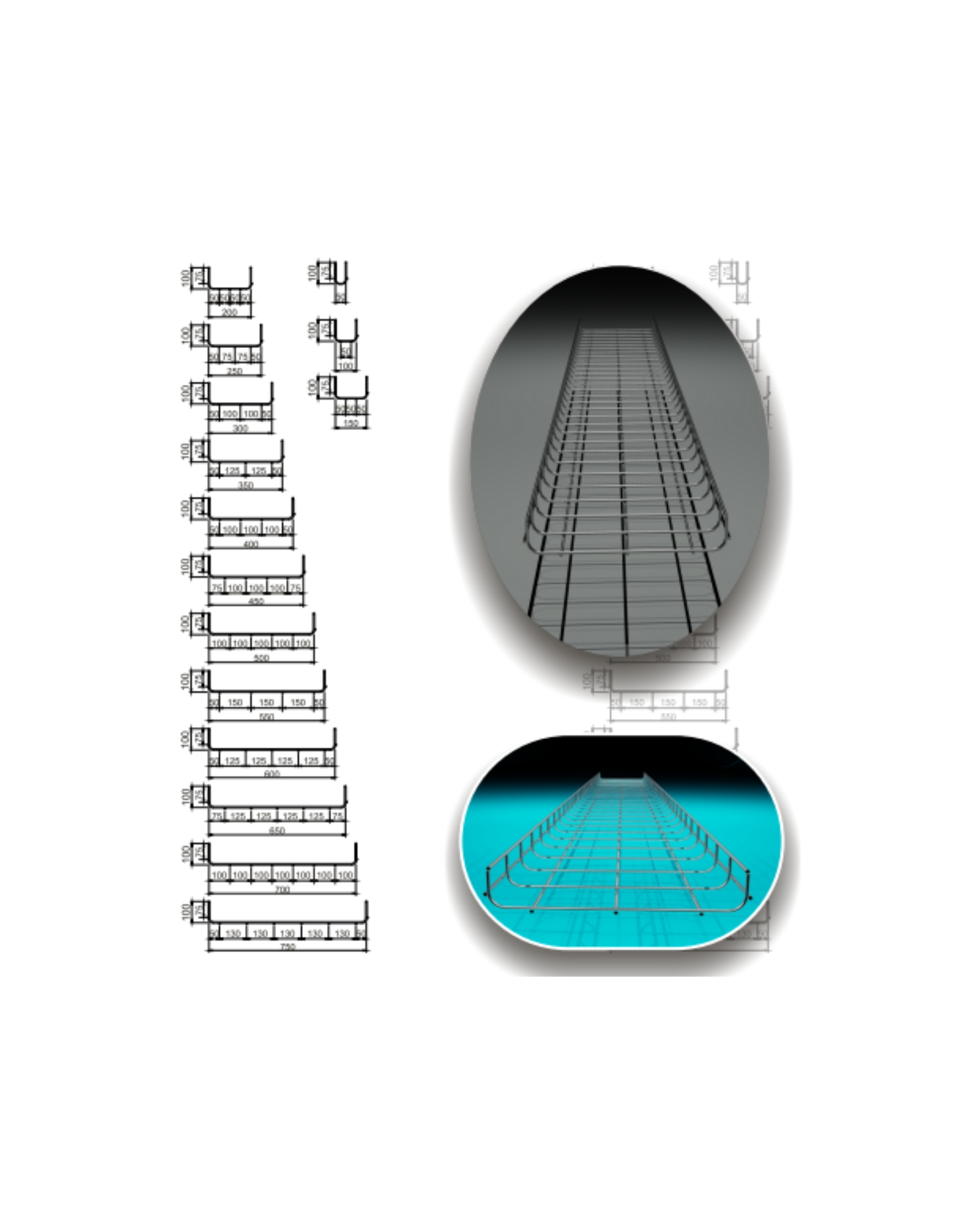 Wire Mesh Cable Tray (Stainless Steel)