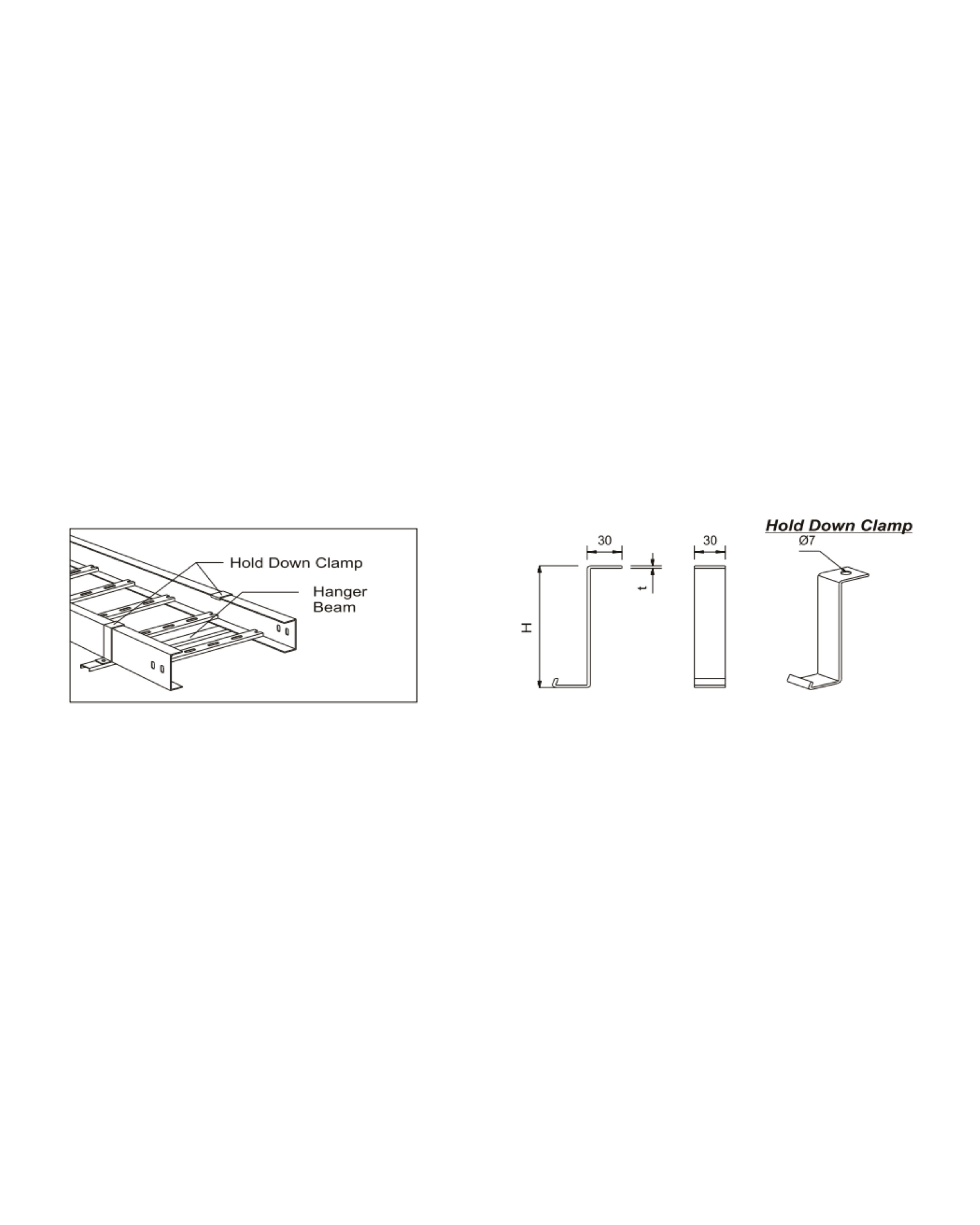 Clamp (Cover Clamp, Drop Out, Hold Down Clamp & Clip, End Stop)