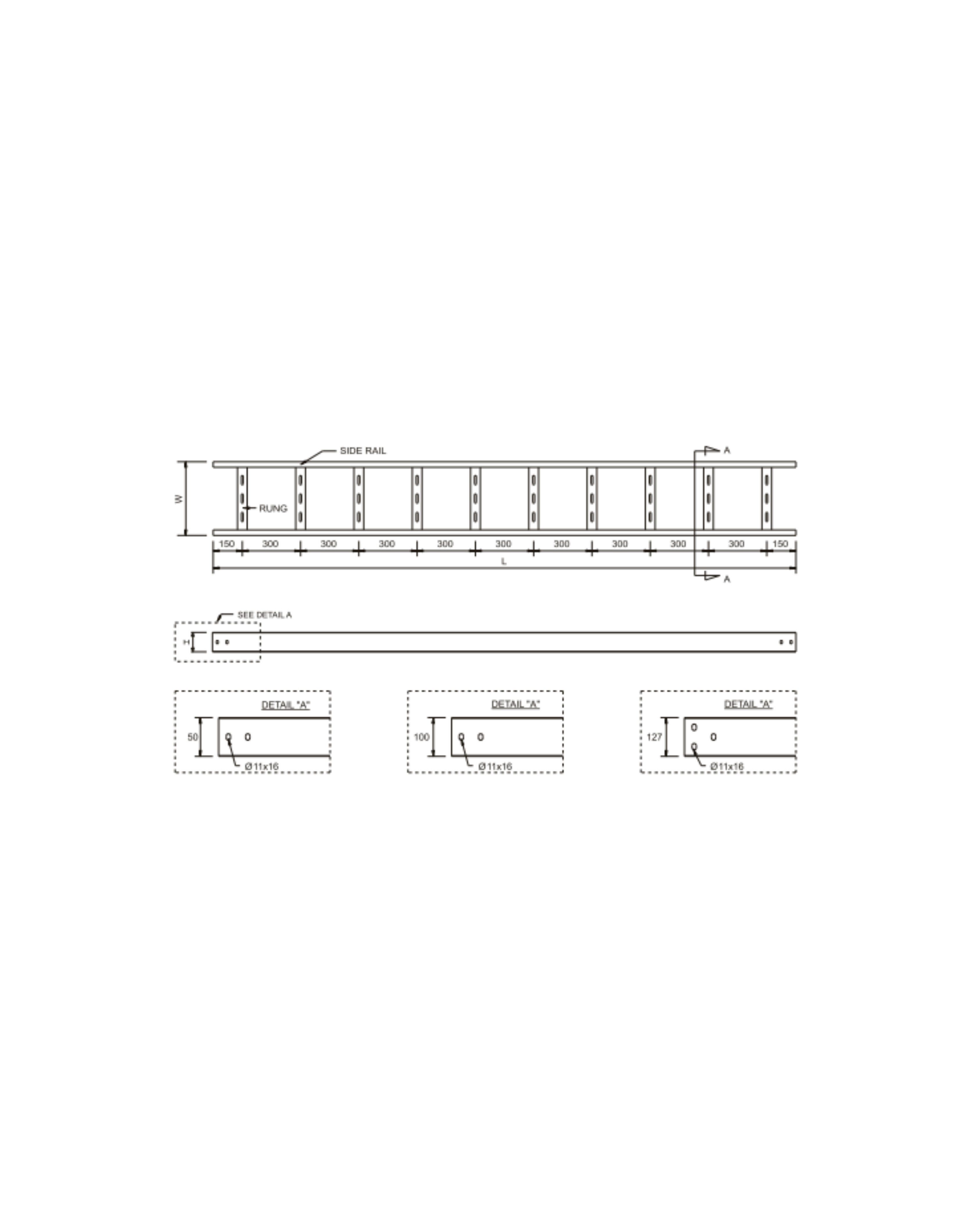 Straight Cable Ladder U - Type