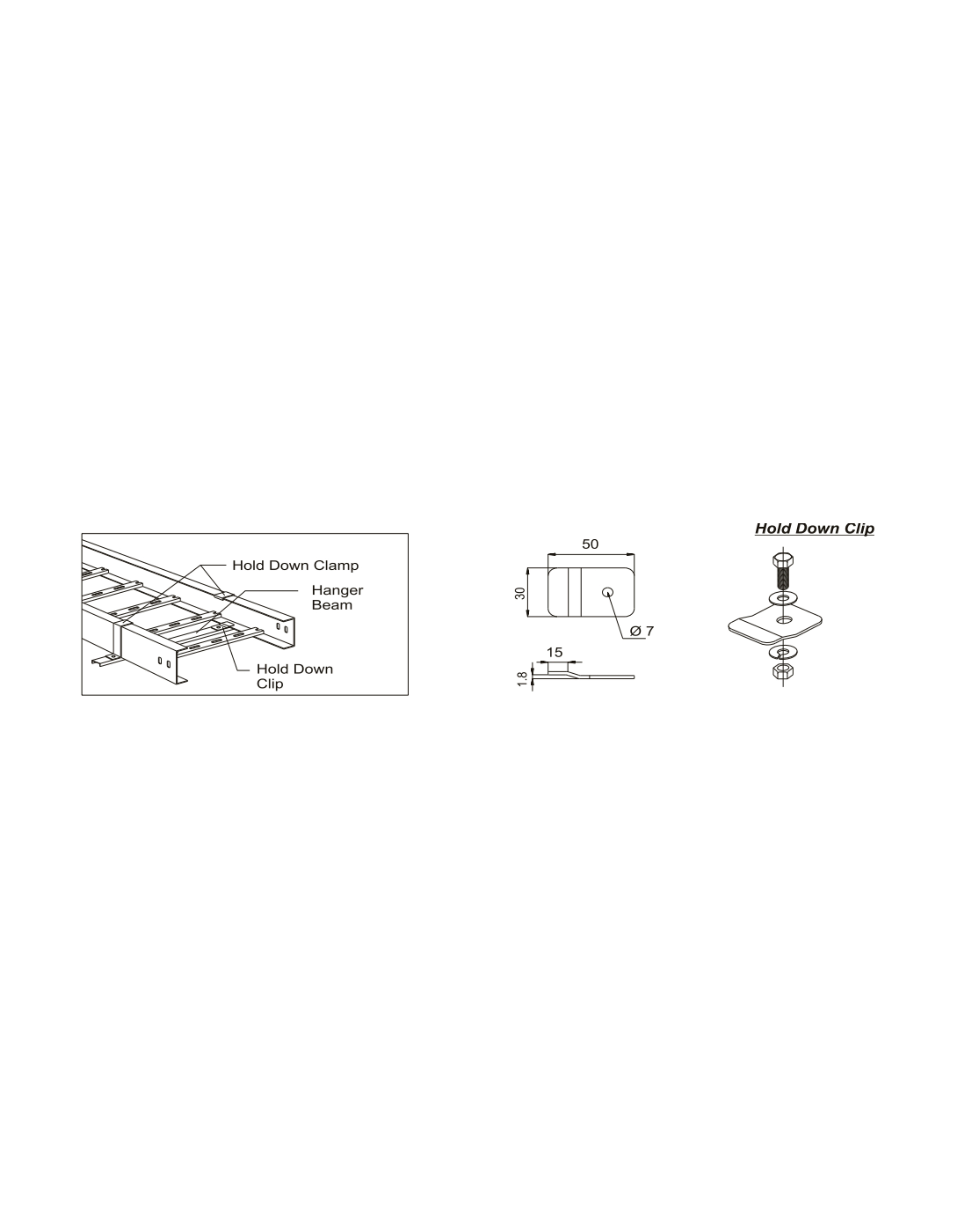 Clamp (Cover Clamp, Drop Out, Hold Down Clamp & Clip, End Stop)