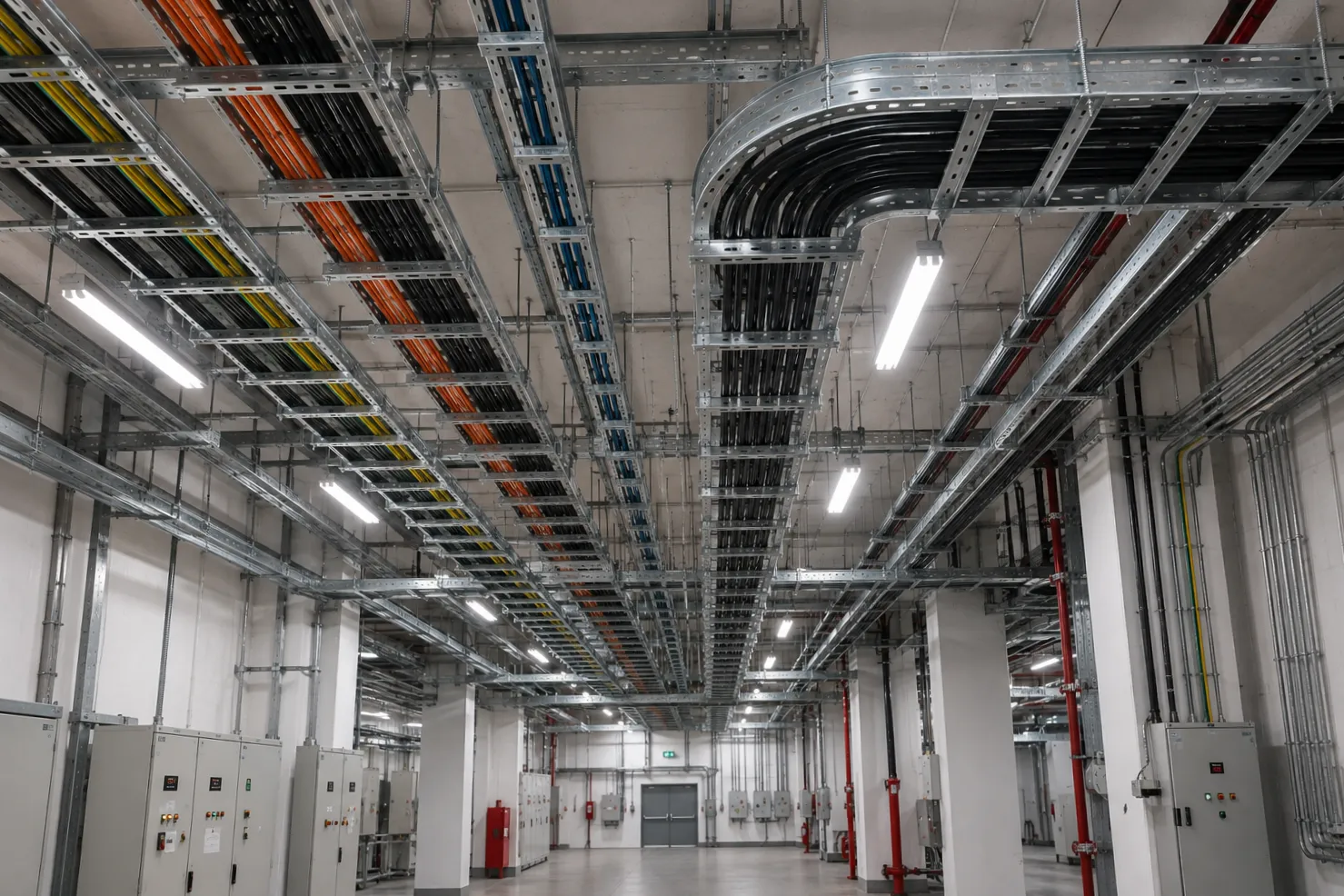 Cable tray berlubang tipe C untuk instalasi industri